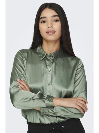 Jacqueline de Yong Blouse JDYFIFI L/S SHIRT WVN NOOS 15203504 SEA SPRAY