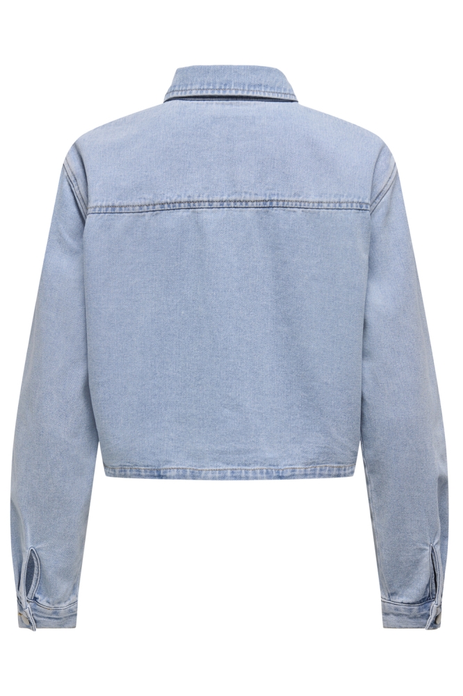 JDYMARLY L/S BOXY SHACKET DNM NOOS 15338847 LIGHT BLUE DENIM