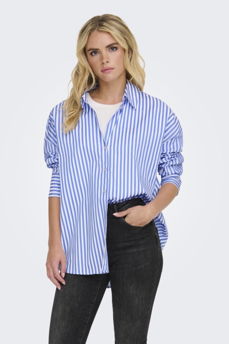 Jacqueline de Yong jdyvesper l/s loose striped shirt w