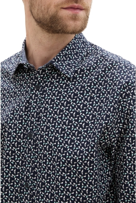 Tom Tailor fitted printed stretch shirt