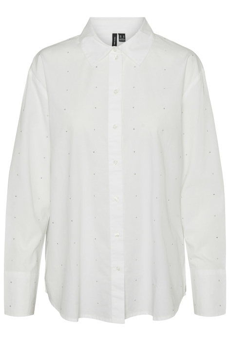 Vero Moda vmcharlotte stud ls shirt wvn ga