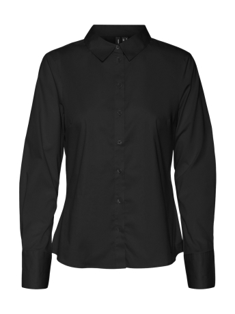 Vero Moda Blouse VMANNA LS FITTED SHIRT WVN GA NOOS 10318701 BLACK