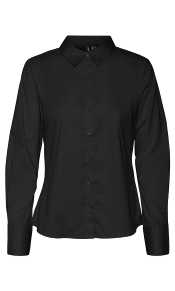 VMANNA LS FITTED SHIRT WVN GA NOOS 10318701 BLACK