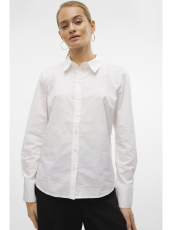 Vero Moda Blouse VMANNA LS FITTED SHIRT WVN GA NOOS 10318701 BRIGHT WHITE