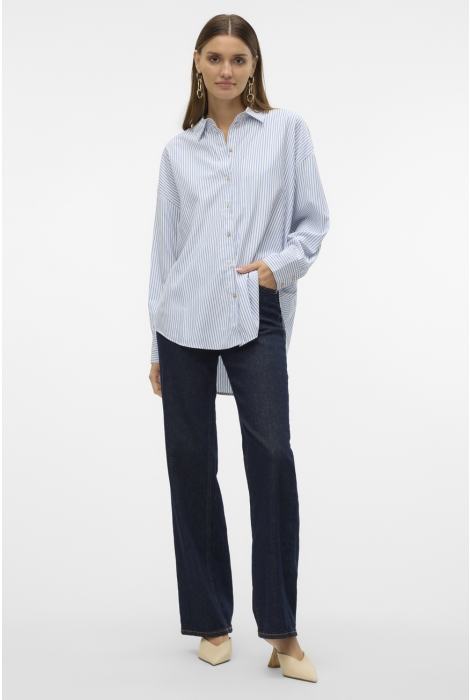 Vero Moda vmnora ls oversize shirt wvn ga noo