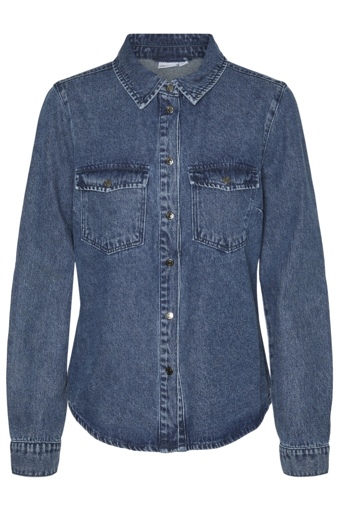 VMJENNIE LS DENIM SHIRT MIX GA NOOS 10313726 MEDIUM BLUE DENIM