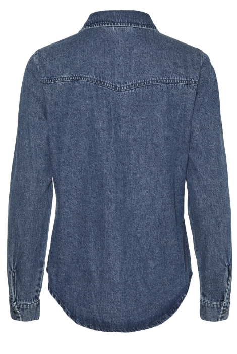 Vero Moda vmjennie ls denim shirt mix ga noos