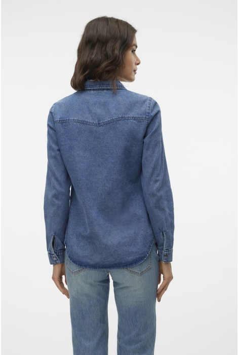 Vero Moda vmjennie ls denim shirt mix ga noos