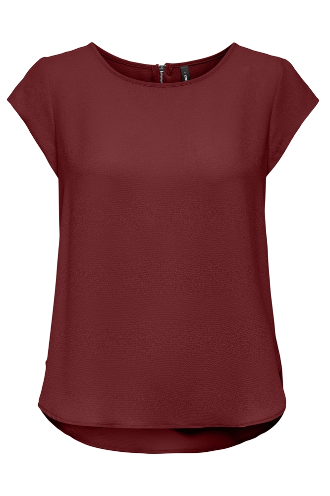 ONLVIC S/S SOLID TOP NOOS PTM 15142784 SYRAH