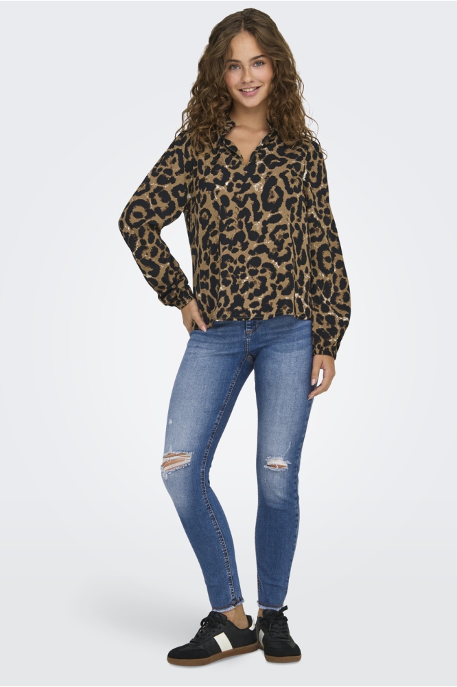 ONLMIVA L/S TOP EX PTM 15344597 TIGERS EYE/AYA LEO