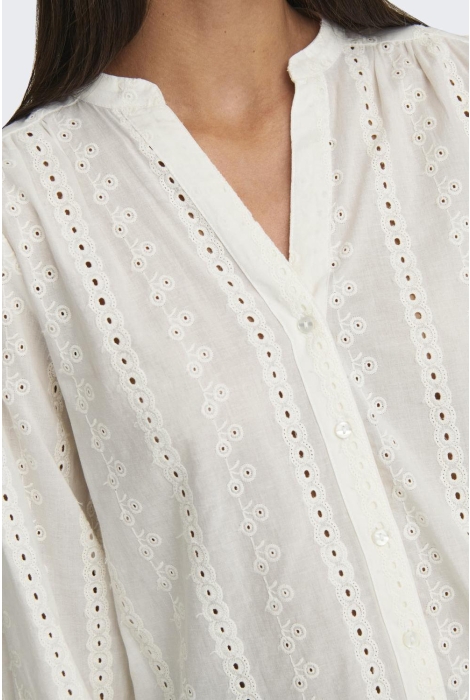 Jacqueline de Yong jdyamie l/s embroidery shirt wvn