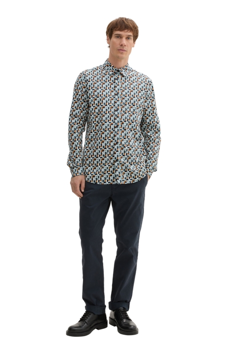 Tom Tailor fitted printed shirt