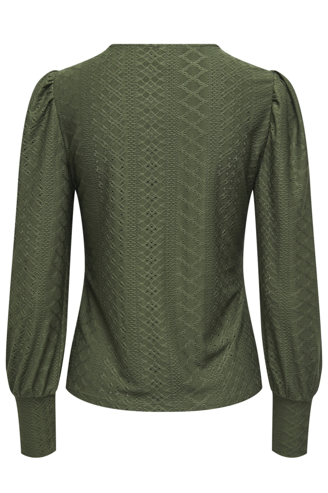 ONLSANDRA L/S PUFF TOP JRS NOOS 15328203 Rifle Green