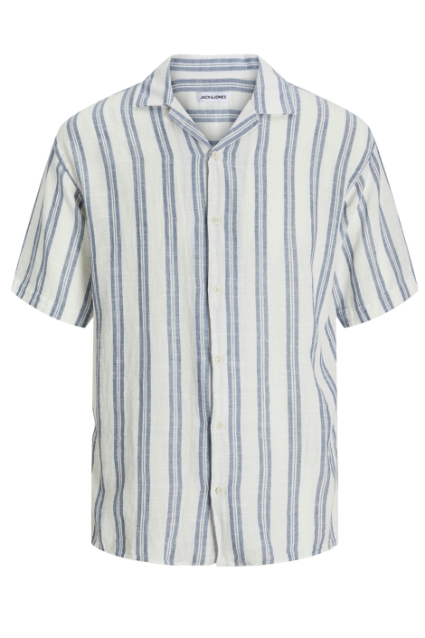 Jack & Jones jjeenzo stripe resort shirt ss sn