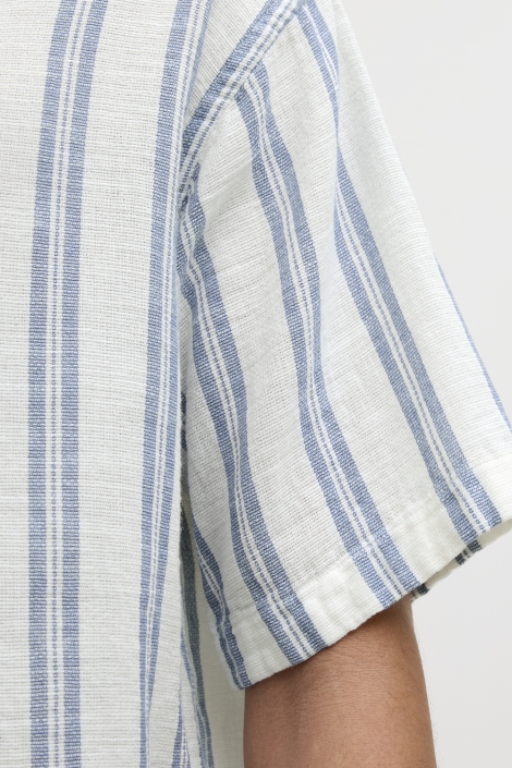 Jack & Jones jjeenzo stripe resort shirt ss sn