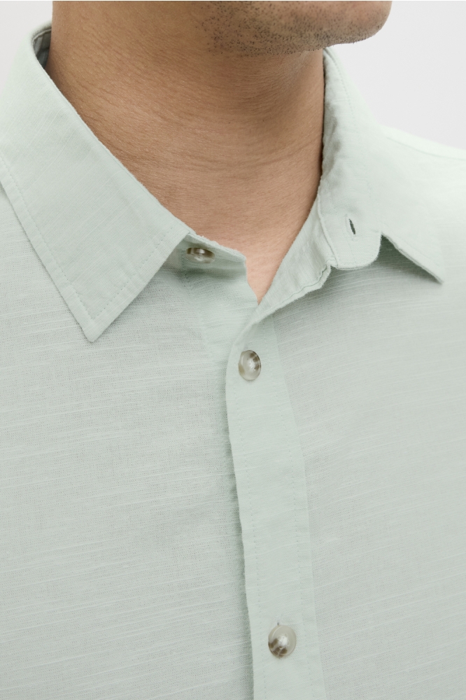 JJESUMMER SHIRT SS SN 12269329 ICEBERG GREEN