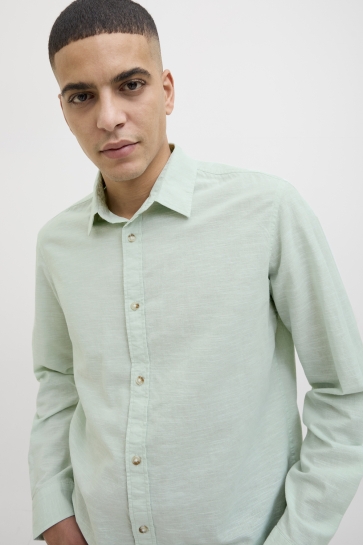 Jack & Jones Overhemd JJESUMMER SHIRT LS SN 12269315 ICEBERG GREEN