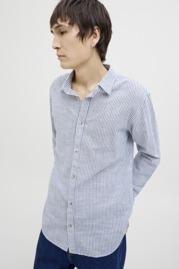 Jack & Jones Overhemd JJESUMMER SHIRT LS SN 12269315 INFINITY/STRIPE