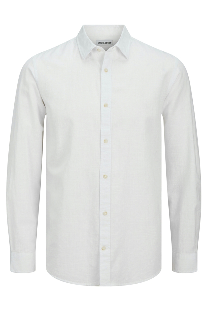 JJESUMMER SHIRT LS SN 12269315 WHITE