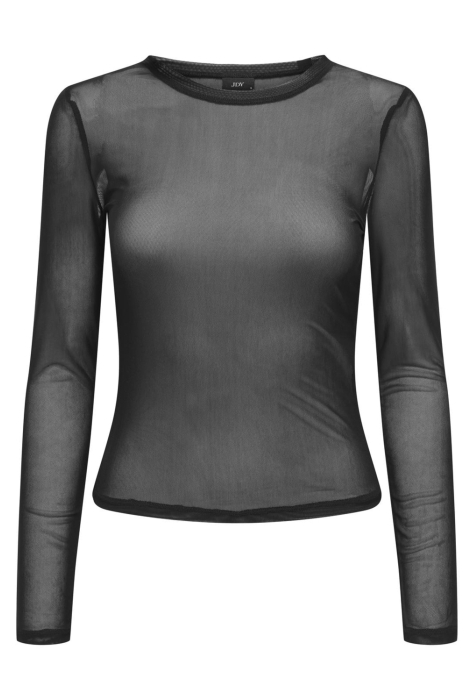 Jacqueline de Yong jdyelsa l/s o-neck mesh top jrs