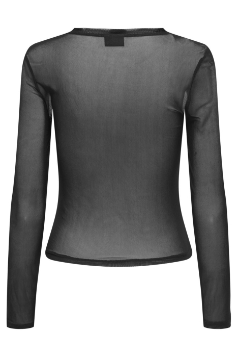 Jacqueline de Yong jdyelsa l/s o-neck mesh top jrs