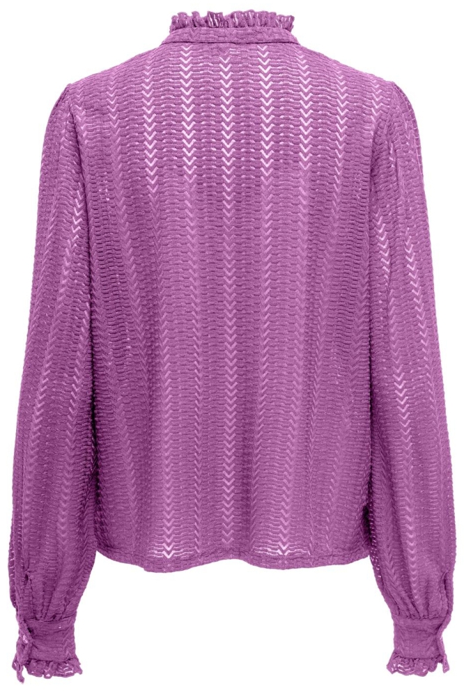 ONLISABELLE L/S PLACKET RUFFLE TOP 15337660 LIATRIS