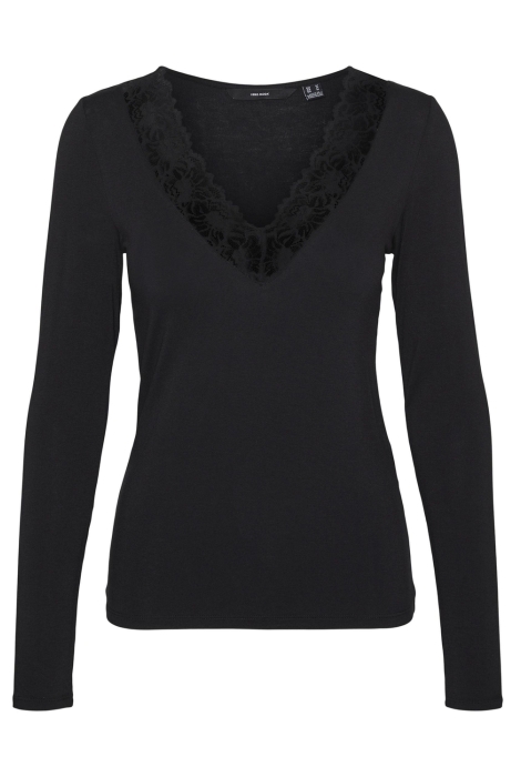 Vero Moda vmrosa ls v-neck lace top ga jrs no