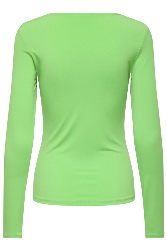 JDYMISTY L/S ASYMMETRIC TOP JRS 15341453 SUMMER GREEN