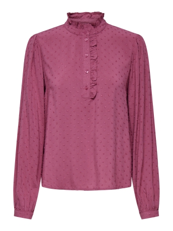 Jacqueline de Yong Blouse JDYDIANA LIFE L/S FRILL SHIRT WVN 15343798 MALAGA