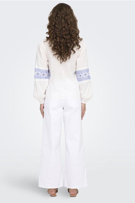 Jacqueline de Yong jdylulu l/s embroidery shirt wvn