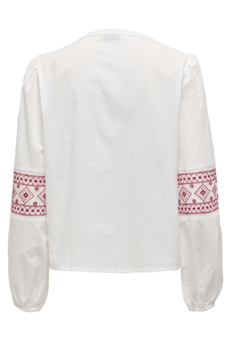 Jacqueline de Yong jdylulu l/s embroidery shirt wvn