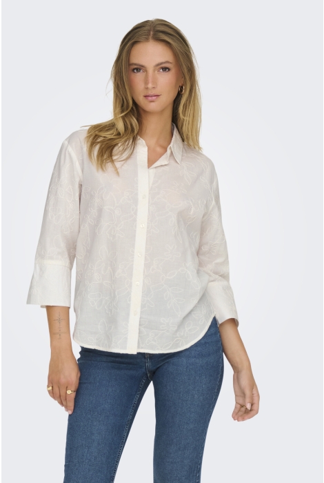 Jacqueline de Yong jdyselma 3/4 embroidery shirt wvn