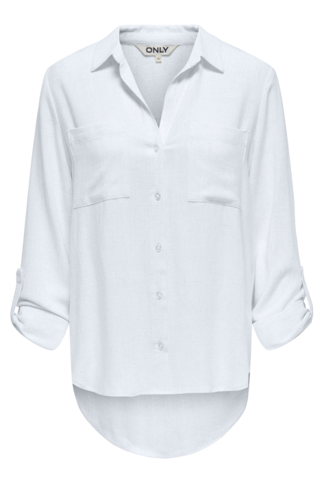 Only onlyasmin-siesta ls linen bl shirt