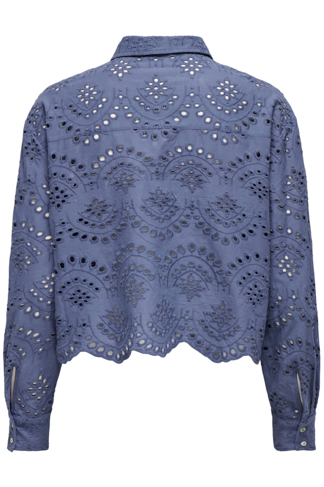 ONLVALAIS L/S SHIRT WVN NOOS 15269568 BLUE INDIGO