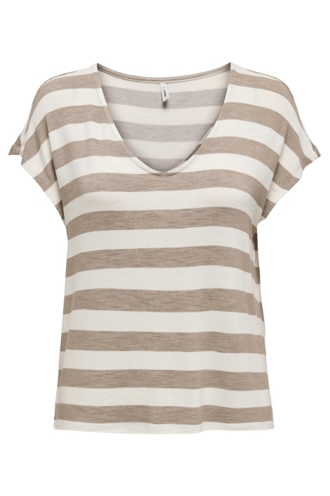 Only onllira life s/s v-neck top jrs noo