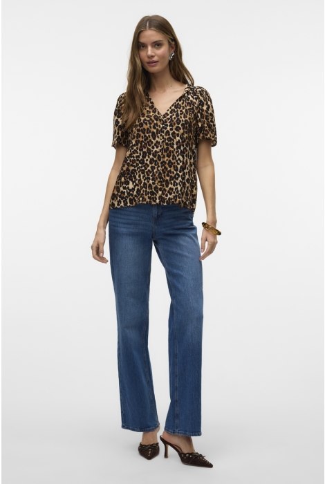 Vero Moda vmalba ss v-neck shirt wvn ga