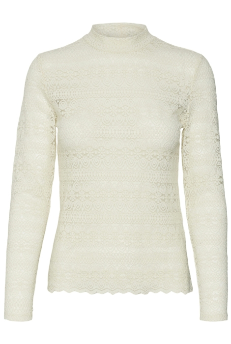 Vero Moda vmzoe ls lace high neck top jrs noo