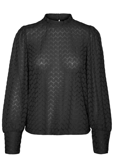 Vero Moda vmbecca ls high neck lace top jrs n