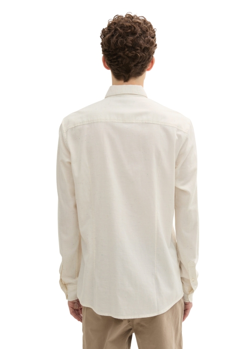 Tom Tailor fitted melange twill shirt