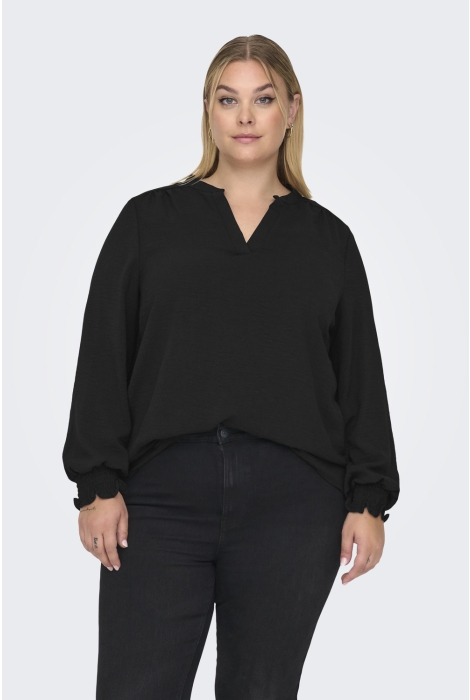 Only Carmakoma carmetta life v-neck top wvn noos