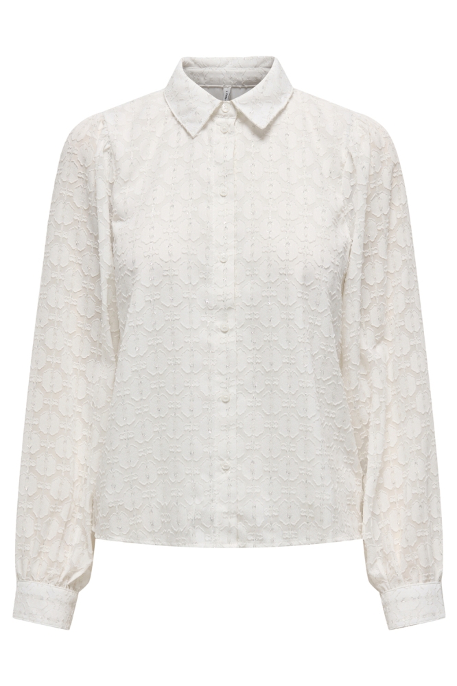 ONLNADINE L/S SHIRT CS PTM 15346739 CLOUD DANCER