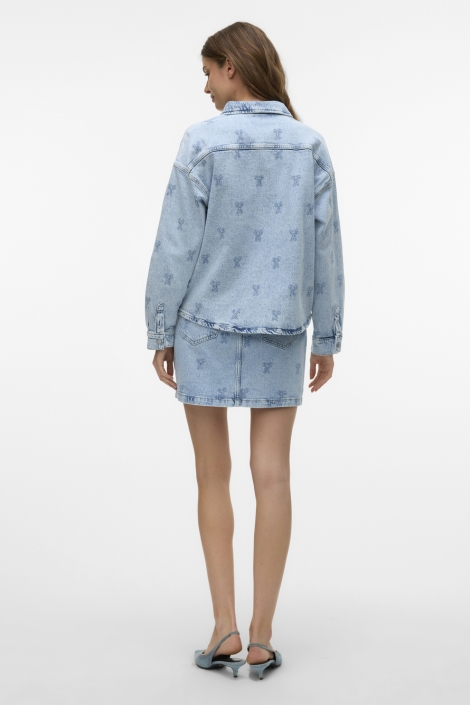 Vero Moda vmhayden ls oversized emb shirt ra3