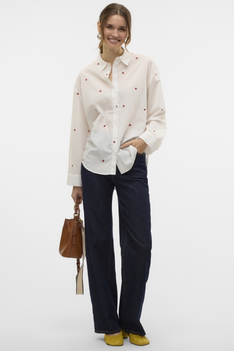 Vero Moda vmodona ls shirt wvn ga