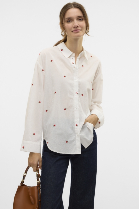 Vero Moda vmodona ls shirt wvn ga