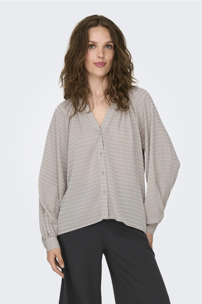 JDYJULIA L/S LOOSE SHIRT WVN 15330379 Chateau Gray