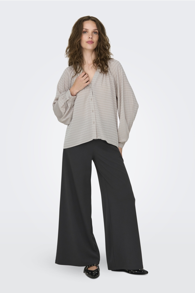 JDYJULIA L/S LOOSE SHIRT WVN 15330379 Chateau Gray