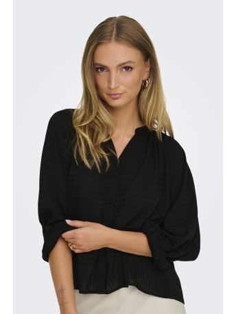 Jacqueline de Yong Blouse JDYJULIA L/S LOOSE SHIRT WVN 15330379 Black