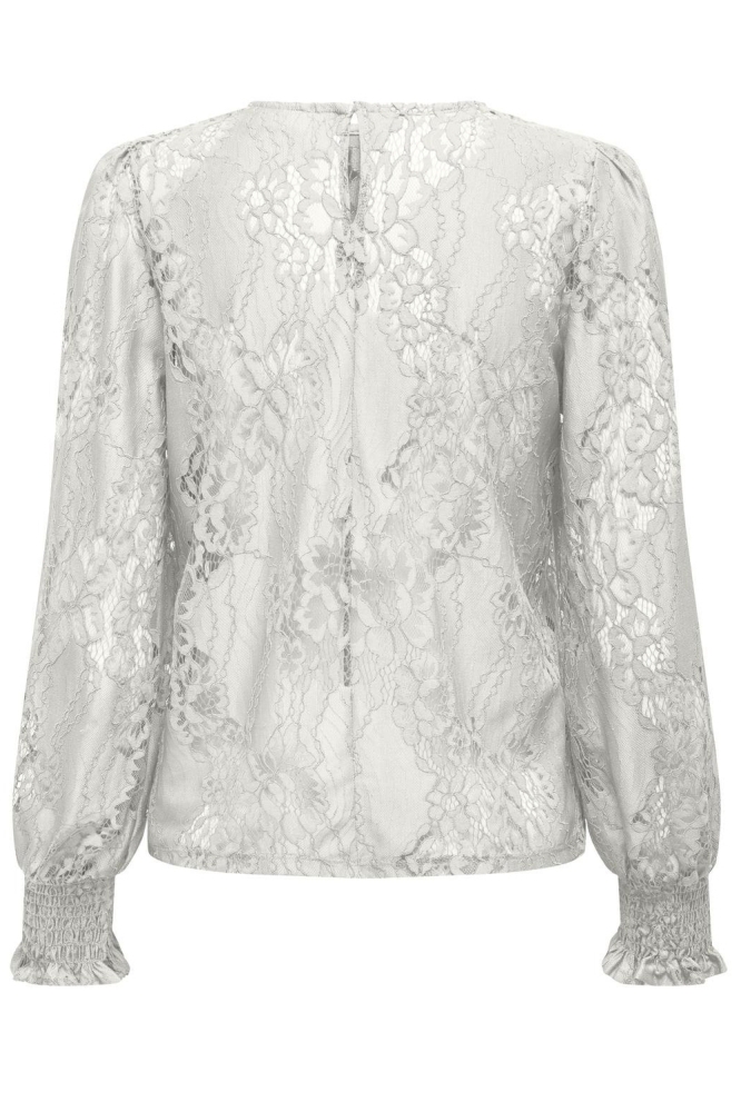 JDYDANIELLA L/S LACE TOP JRS 15330382 Cloud Dancer