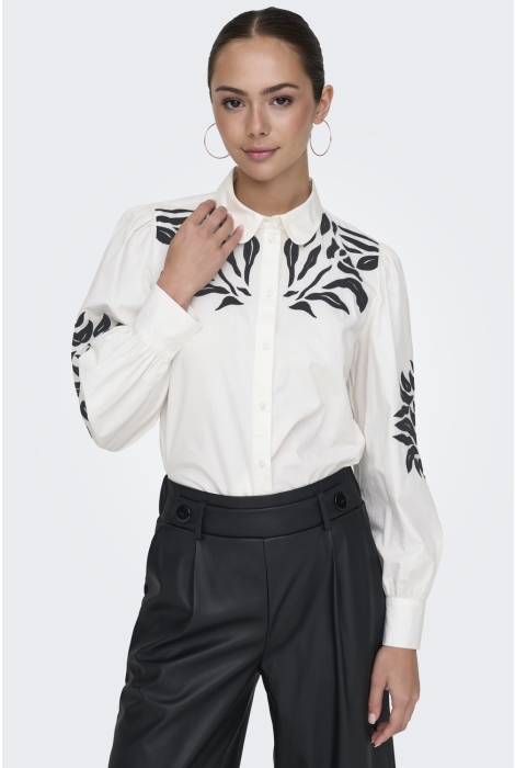 Jacqueline de Yong jdylaura l/s embroidery shirt wvn