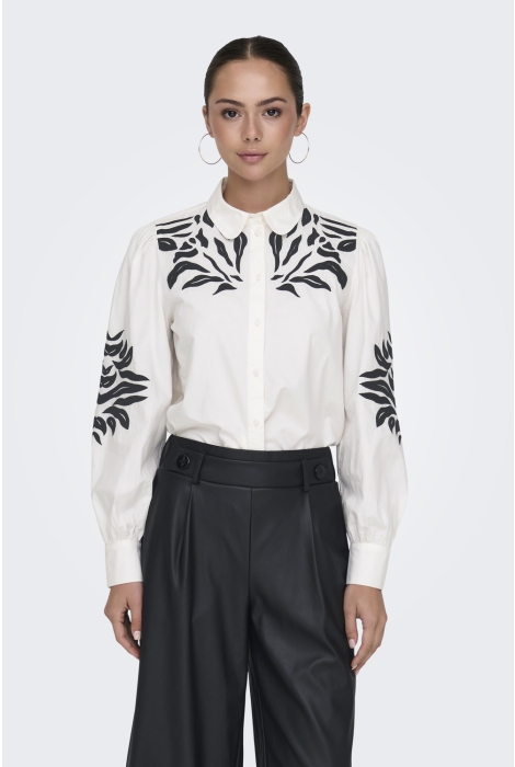 Jacqueline de Yong jdylaura l/s embroidery shirt wvn